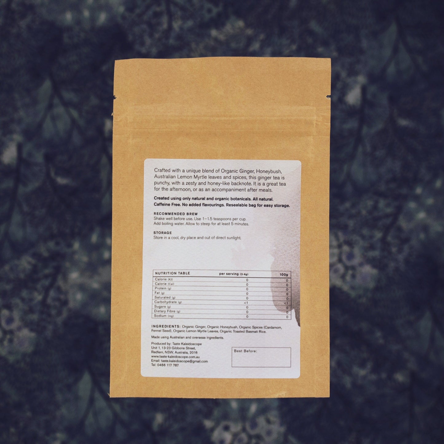 Gingers & Honeybush Tea 50g - Taste Kaleidoscope