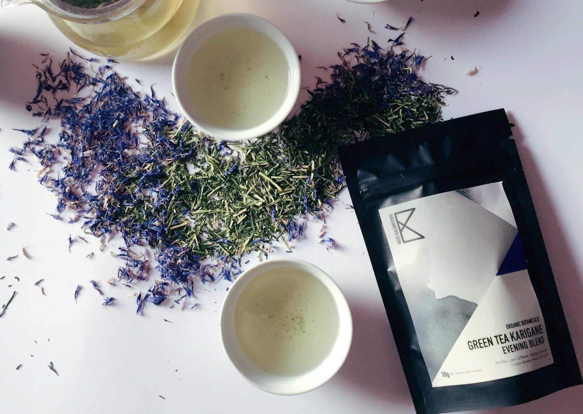 [Black label] Organic Karigane Green Tea Evening Blend 30g - Taste Kaleidoscope