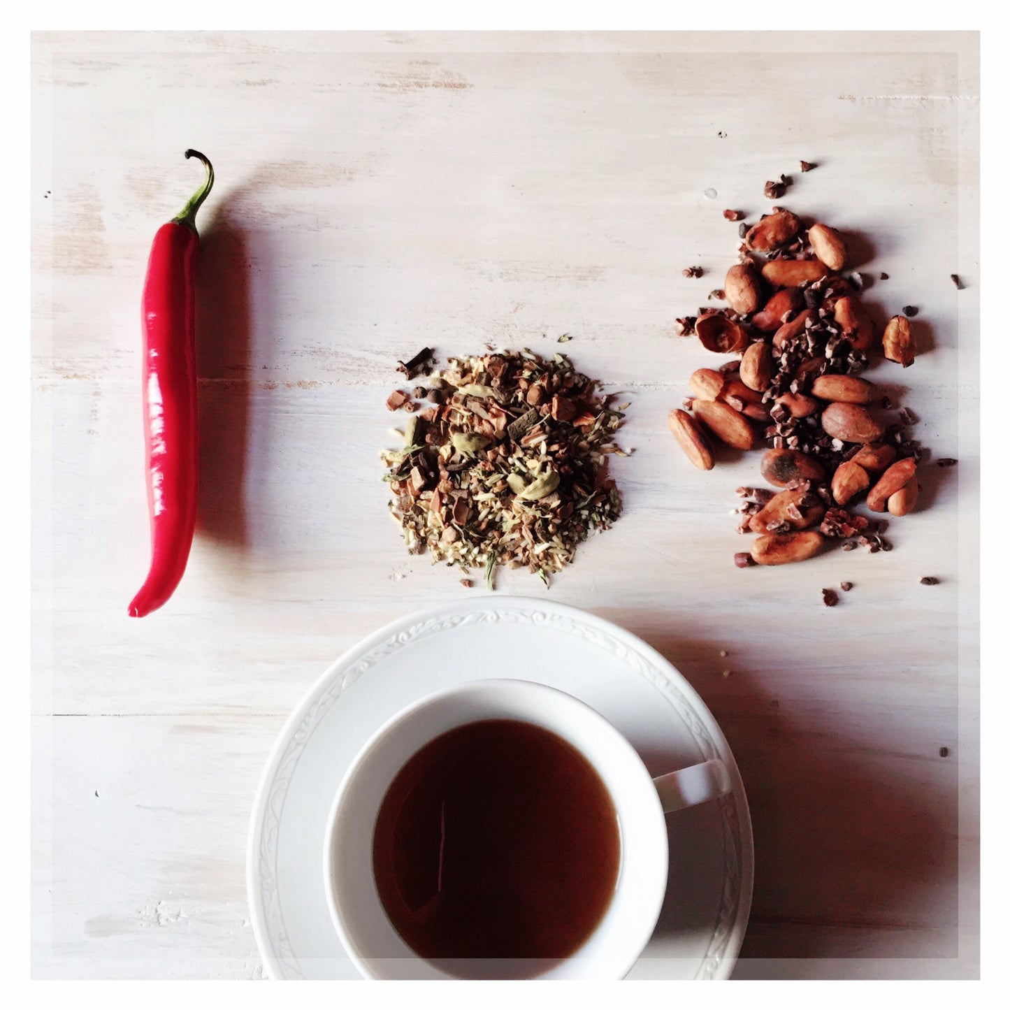 Spiced Tea No.4 - Incan Chocolate 50g BACK MAY 2020 [Cacao Nibs , Sweet Spices & Chilli] - Taste Kaleidoscope