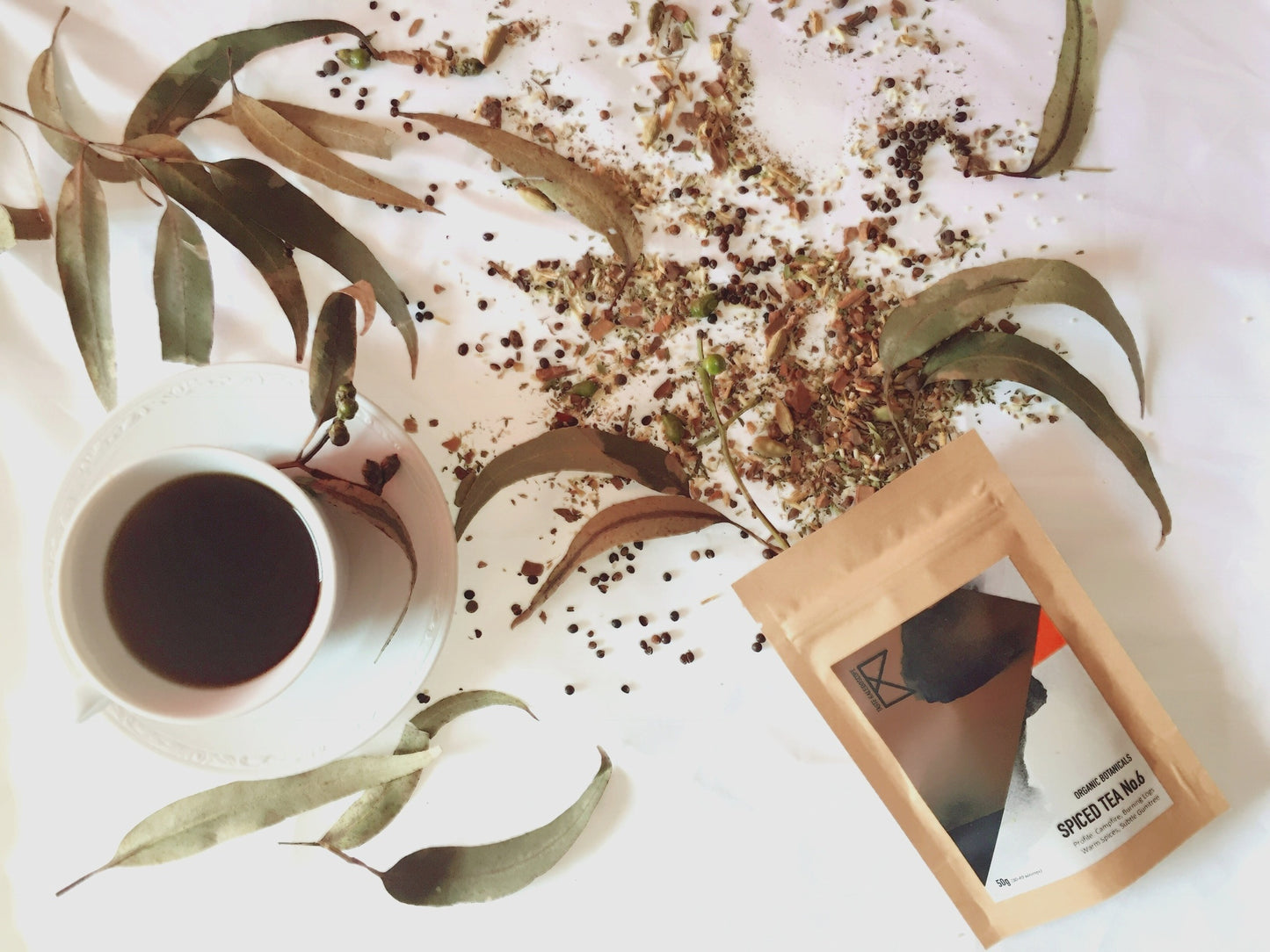 Spiced Tea No. 6 - Australian Campfire Chai  50g  [Bush herbs, Caffeine-Free] - Taste Kaleidoscope